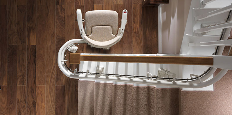 σκάλες με στροφές και ευθείες σκάλες